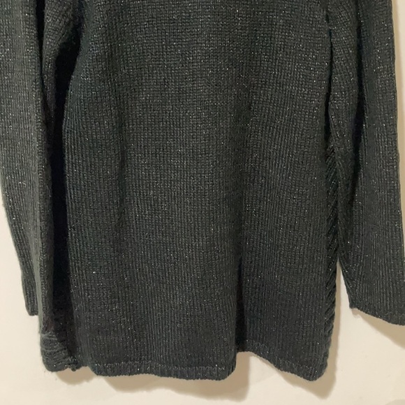 Covington Black Sweater Large Petite - Picture 7 of 8